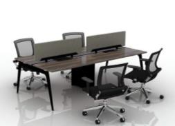4-person workstation 240 × 120 cm