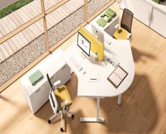 2-person workstation 360 × 90 cm