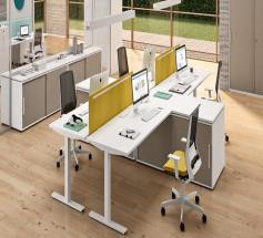 4-person workstation 280 × 200 cm